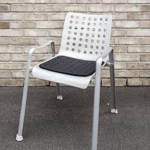 <transcy>COUSSIN D'ASSISE CHAISE LANDI - ANTHRACITE MELANGE</transcy>